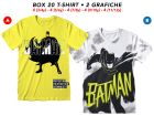 T-Shirt Batman - 2 soggetti - BOX20 - BAT.B_BOX20