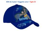 Cappello Batman - L04432 MC - Box 2pz. - Tgl. 52 - BATCAP2BOX2