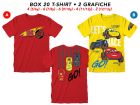 T-Shirt Cars - 2 soggetti - BOX20 - CARS.B_BOX20