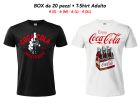 Box 20pz T-shirt Coca-Cola 2 Soggetti - COCABO1