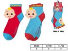 Calzetti Cocomelon - Pack 2 pezzi - Box 12 pack - COCCALBO2_12