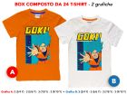 T-Shirt Dragon Ball - 2 soggetti - BOX 24 pz - DRBAL6_BO24