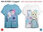 T-Shirt Disney Frozen - 2 soggetti - BOX 20 - FROTS3_BOX20