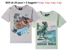 T-Shirt Jurassic World - 2 sogg. - 60577 - BOX20 - JURTS1_BOX20