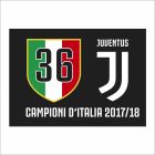 Bandiera Juventus Celebrativa  100X140 - JUVBANC18.S