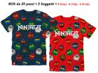 T-Shirt Lego Ninjago - 2 soggetti - 305358 - BOX20 - LEGOTS4_BOX20
