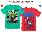 T-Shirt Marvel - 2 soggetti - BOX20 - MAR2..B_BOX20