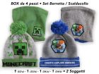 Minecraft Berretto-Scaldacollo - 2 sogg. - 54887 - MCSET1BOX4