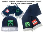 Minecraft Berretto-Scaldacollo-Guanti - BOX12 - MCSET2BOX12