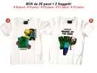 T-Shirt Minecraft - 2 soggetti - 55560 - BOX20 - MCTS8BOX20