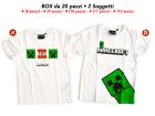 T-Shirt Minecraft - 2 soggetti - 59340 - BOX20 - MCTS9BOX20