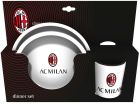 Set Gift piatto piano + fondo + bicchiere Milan - MILSET3
