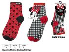 Calzetti Minnie - Pack 2pz - Box 12 pack D05306KE - MINCALBO4_12