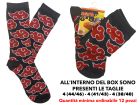 Socks Naruto BOX12PCS - 4 SIZE A - NARUCAL1