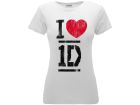 T-shirt One Direction Ragazza - I Love 1D - ODILOV.BI