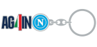 Portachiavi in metallo - Napoli SSC - NASCU0004 - PCNAP2