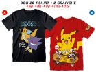 T-Shirt Pokemon - 2 soggetti - BOX20 - PK4.B_BOX20