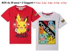 T-Shirt Pokemon - 2 soggetti - 60572 - BOX20 - PKTS1_BOX20