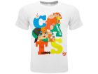 T-Shirt 44 Gatti Polpetta e Lampo - QQG1.BI