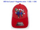 Cappello Super Mario - 1 Soggetto - taglia 52 - SMCAP9A_52