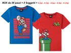 T-Shirt Super Mario - 2 soggetti - 60607 - BOX20 - SMTS3BOX20