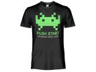 T-Shirt Space Invaders - Push Start - SINV1.NR