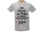 T-Shirt Solo Parole Uomo Basic Ho Messo La Testa A - SPTUTES.GR