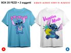 T-shirt Stitch - 2 Soggetti - BOX 20 pz - BAMBINA - STI02_BOX20