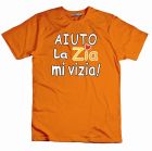 T-Shirt Aiuto la zia mi vizia - UBAZV.AR