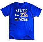 T-Shirt Aiuto la zia mi vizia - UBAZV.BR