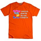 T-Shirt Mamma pensa, babbo parla,io decido, nonna - UBMPBPIDNC.AR