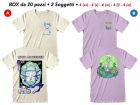 T-Shirt Rick And Morty - 2 soggetti - BOX 20 pz - RAM_BOX20